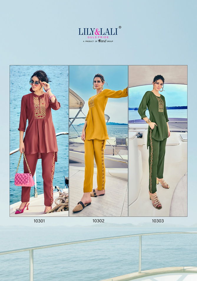 Lily And Lali Miami Fancy Designer Wholesale Kurti With Bottom Collection